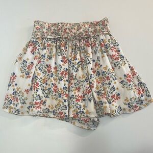 Bershka Floral Mini Skirt/ Skort